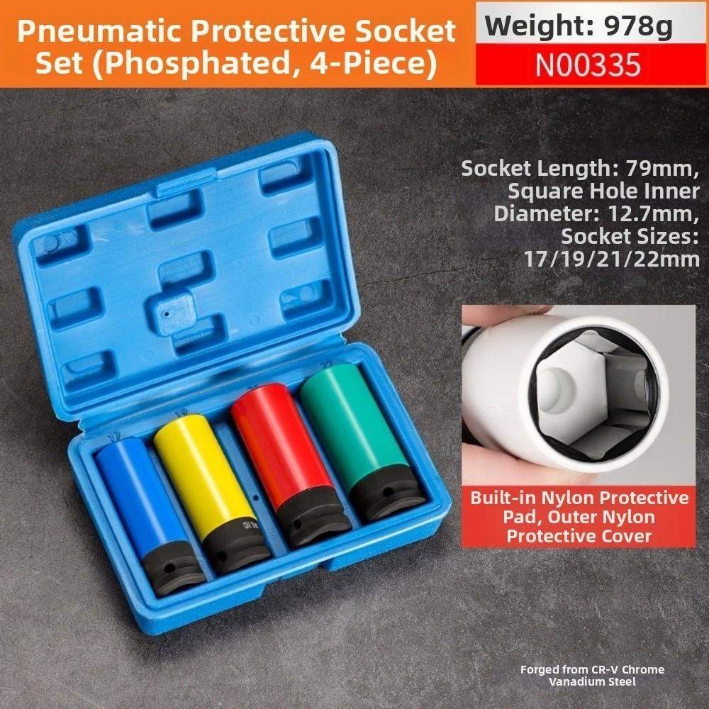 Deep Socket Impact Sleeve Set Thin Wall Deep Impact Socket Car Tire Repair