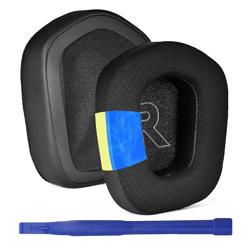 

umvowuxa replacement ear pads Logitech Compatible with G733 headphones Cooling gel (black)