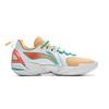 Li Ning BadFive 4.5 Cushioning Slip Resistant Abrasion Resistant Low Top Basketball Shoes Men's White Orange ABFU049-5