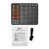MIDI Controller Wireless MIDI Keyboard Pad 16 RGB Pads 6 Customizable Buttons 8 Knobs Rechargeable PC Mobile App Support for Beginners