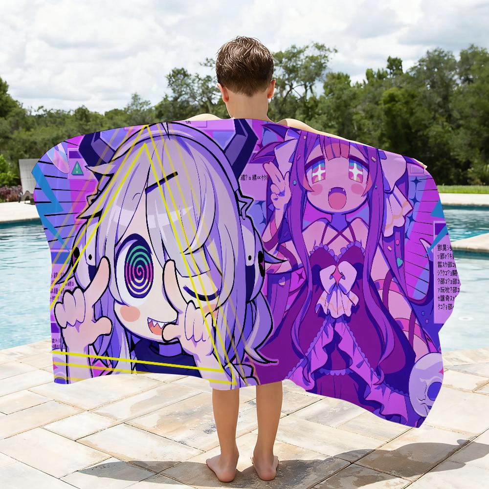Game Y-Yunyun Syndrome Towel Shower Sauna Travel Spa Quick Dry Gym Accessories Soft Large Beach Towels