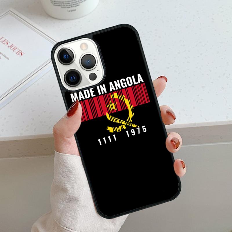 Angola flag Phone Case For iPhone 17 Air 11 12 13 14 15 16 Pro Max Cover For iPhone 17 Air Max Plus Coque Shell