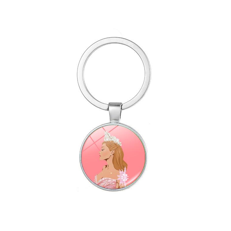 Wicked Witch Elphaba & Glinda Pendant Keychain