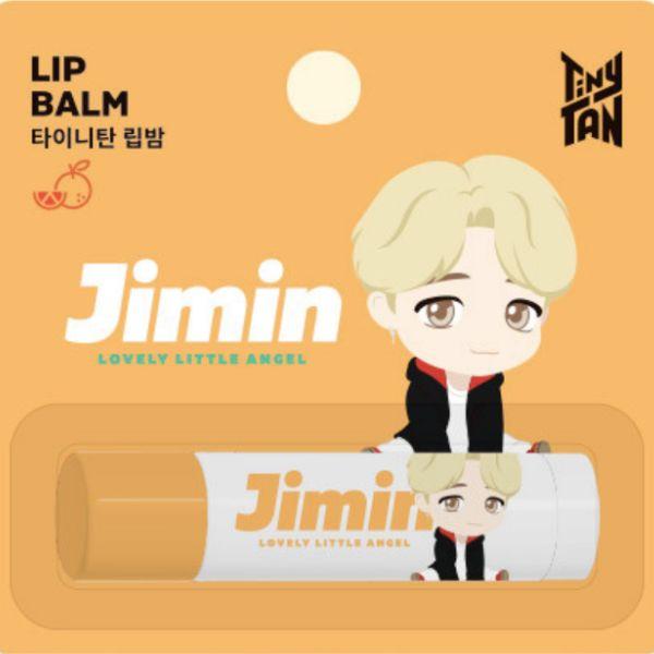 Monami TinyTAN BTS Lip Balm Flavor Moisturizing Lip Care 4g, JIMIN-Grapefruit