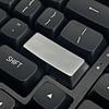 Original Height Zinc Alloy Keycap Silver Glossy 2.25U Keycap for Mechanical Keyboards Gamers and Programmers