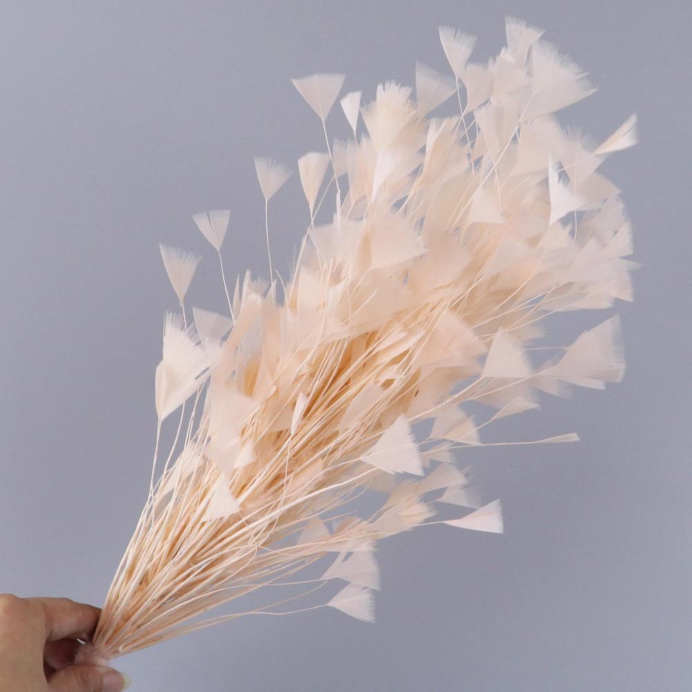 

Высококачественные цветы из перьев индейки 25-30 см для дома, свадьбы, вечеринки, головного убора, аксессуары для ручной работы, ремесла, плюмаж оптом шампанского