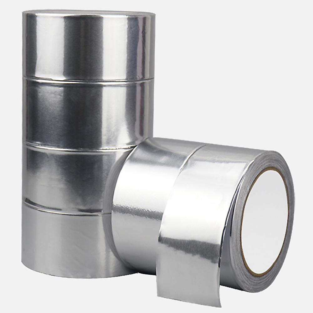Aluminium Foil Tape Silver Heat Resistant Leakproof Adhesives Patching Repair Anti-Leakage Duct Tape Kitchen Waterproof Stickers