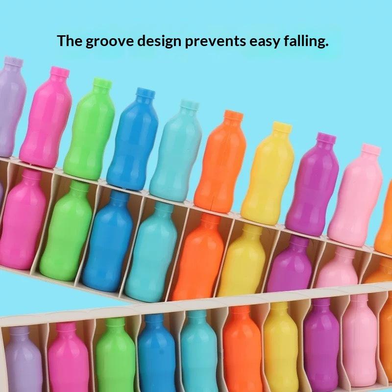 1 Set Memory Training Game Puzzle Colorful Classification Toy For Kids Guess The Bottle Game Parent-Child Interaction Toys