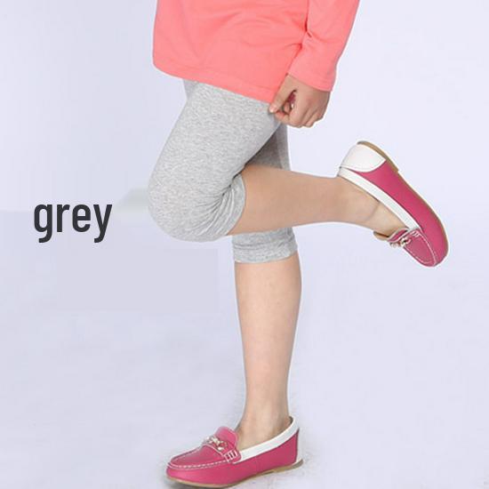 

Kids Candy Color Modal Leggings - 7-Point Style S Only серый