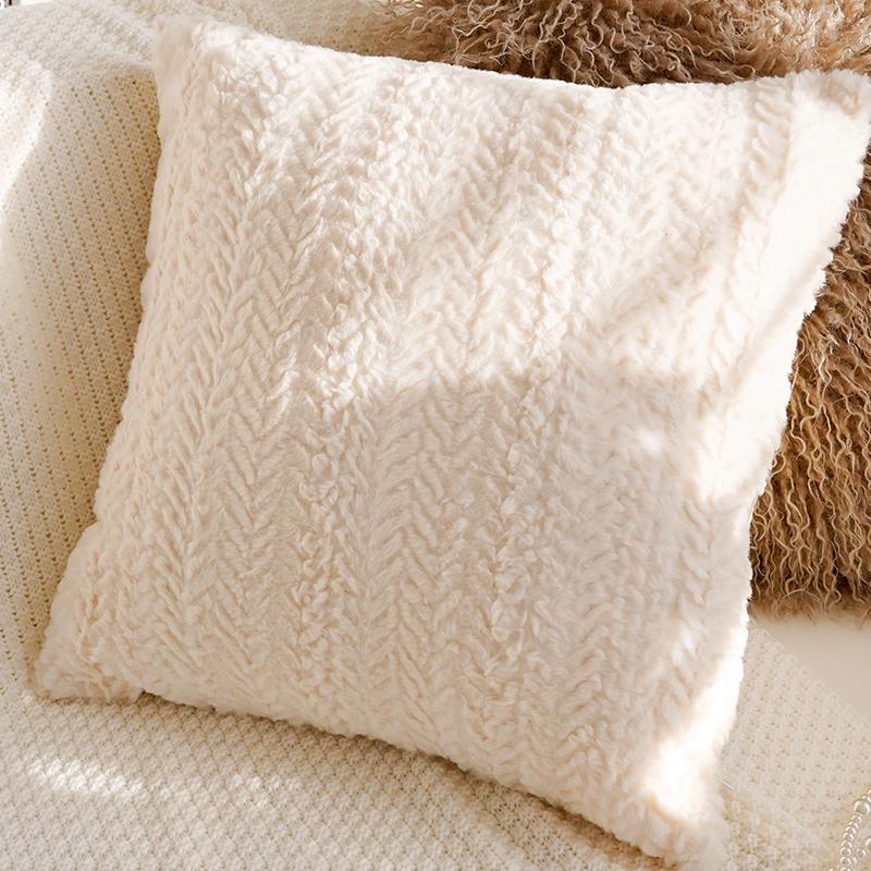 Pillow Covers for Sofa Bedroom Living Room Home Decor, Modern Neutral Decorative & Throw Pillows, Soft Cushion Cover Set