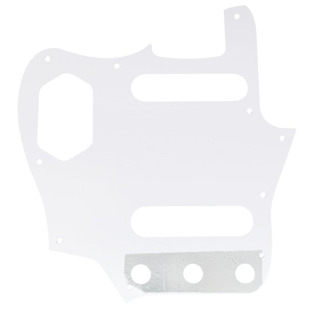 Musiclily Pro 10-Hole 65 60s Jaguar Pickguard for Fender American 60s Jaguar, Brown Tortoiseshell 4-Piece Set