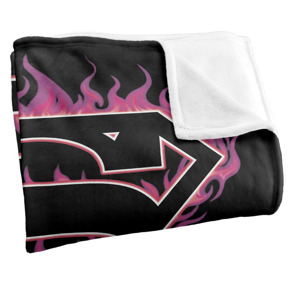 Superman Flame Logo Blanket