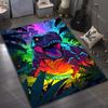 Tyrannosaurus Rex In The Jungle Prints Creative Print Carpet for Bedroom Living Room Bedside Sofa Floor Mat Modern Home Decor