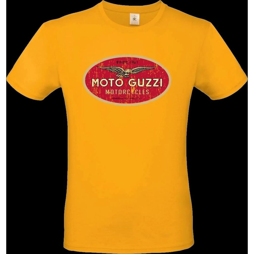 Hot Moto Guzzi Regalo Vintage Italia Graphic Print T-shirt Men Women Short Sleeve Unisex Harajuku Fashion Summer New Tee Loose Casual Oversized Top