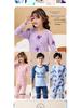 Kids' Seasonal Cotton Clothing Set: Boys' Autumn Trousers, Girls' Winter Warm Underwear, Small & Medium Children's Homewear