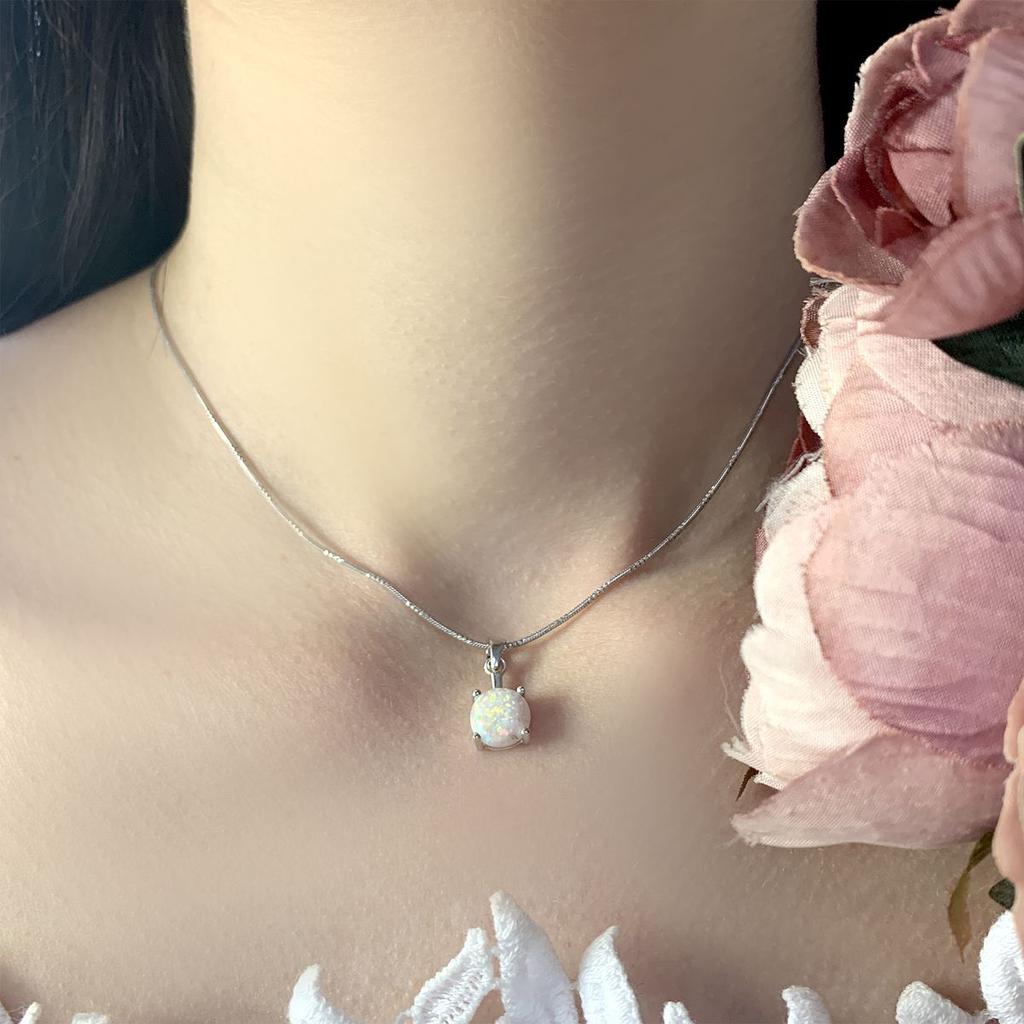 Silver Pendant with Opal 1.375ct (2020127)