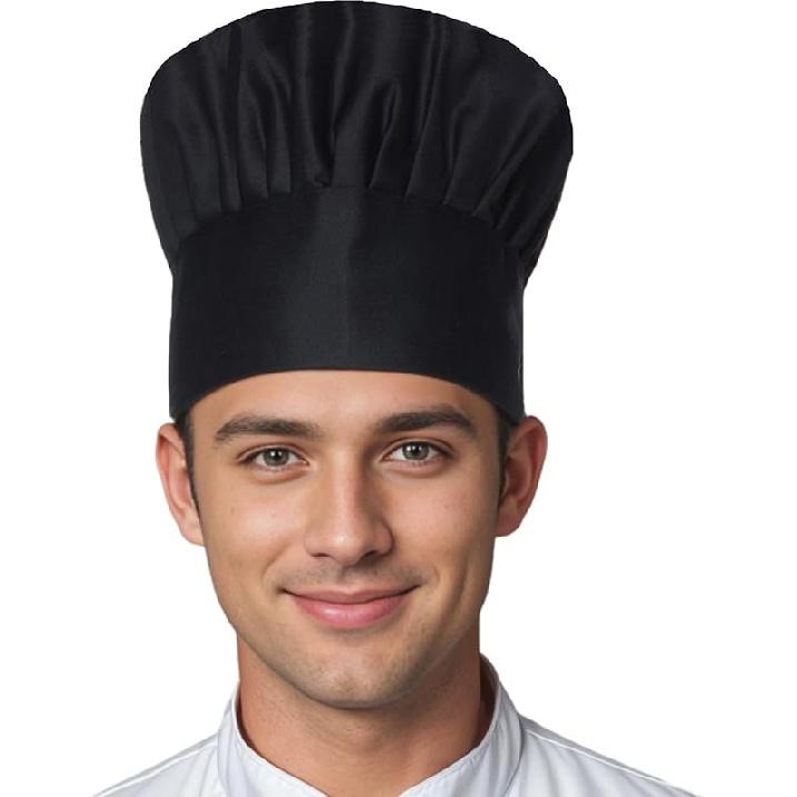 Unisex Chef Hat Adjustable Kitchen Cooking Chef Works BBQ Grill Baker Cap for Adults and Child