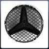 Car Sticker 2025 Hot For Mercedes Benz For Mercedes Benz Chrome Silver And Gloss Black OE Style Front Grill Star Emblem Chrome L