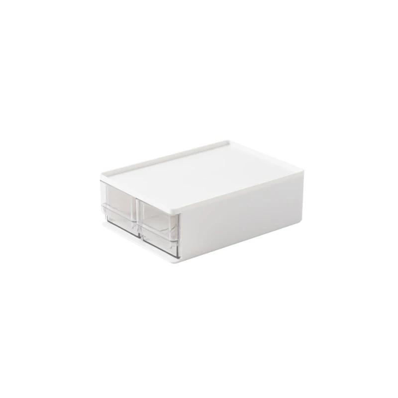 Desktop Stackable Storage Drawer Home Office Stationery A4 A5 Paper Documents Storage Box Makeup Cosmetics Organizer