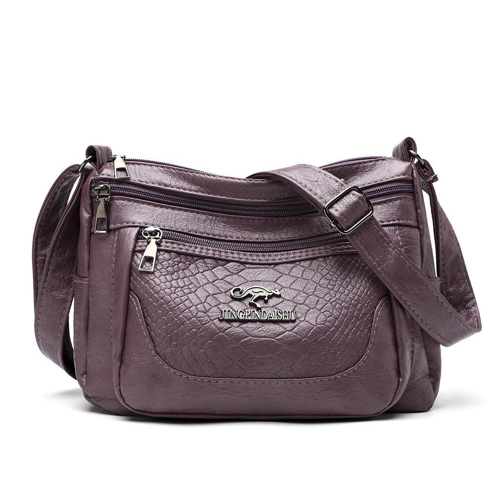 Fashionable wear-resistant durable soft touch middle-aged ladies bag new cross-border shoulder/crossbody bag