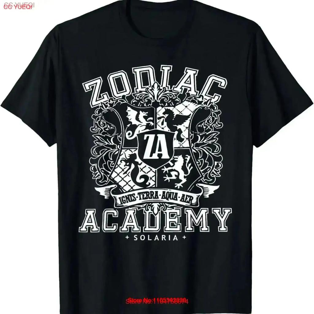Zodiac Academy T Shirt Vintage Breathable Streetwear Casual Top For Everyday Wear Stretched Graphic Fashion Vintage