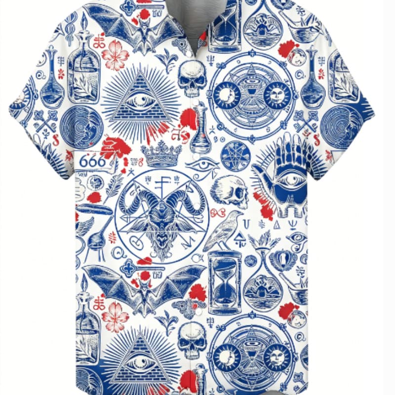 

Men s short-sleeved casual summer top, ideal for vacation wear and outdoor activities XXL