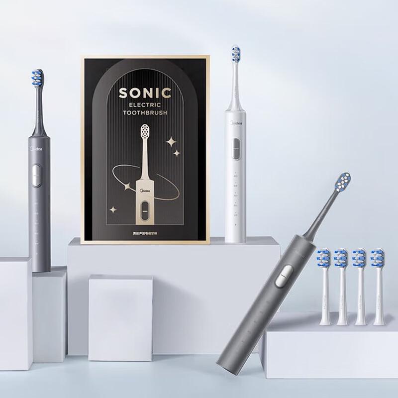 

Midea S1PX Sonic Electric Toothbrush Dual Pack