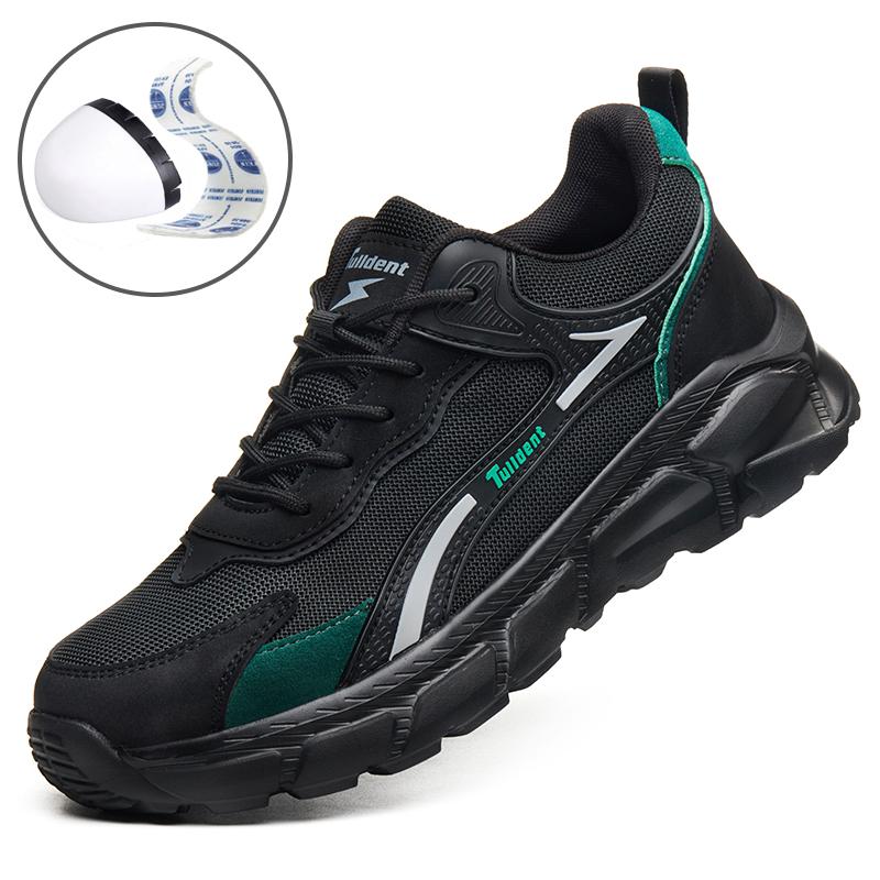 Lightweight Men's Safety Shoes Construction Work Shoes with A Steel Toe Men's Work Safety Boots Non Slip Men Protective Sneakers