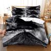 Volcano King Queen Duvet Cover Volcanic Eruption Bedding Set Fire Mountain Comforter Cover Natural Scenery Polyester Quilt Cover
