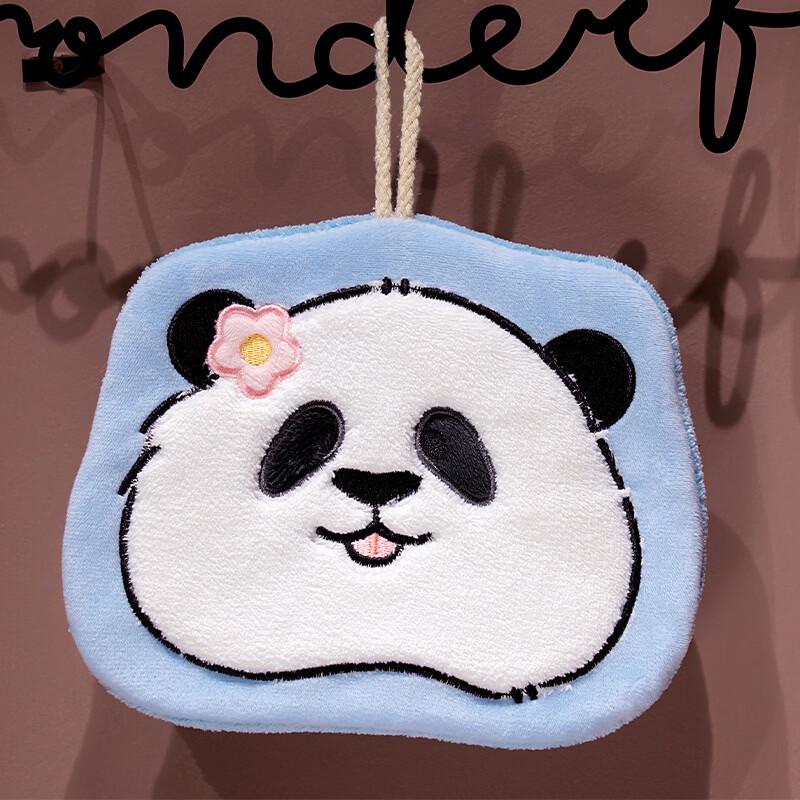 Cute Star Panda Hand Towel