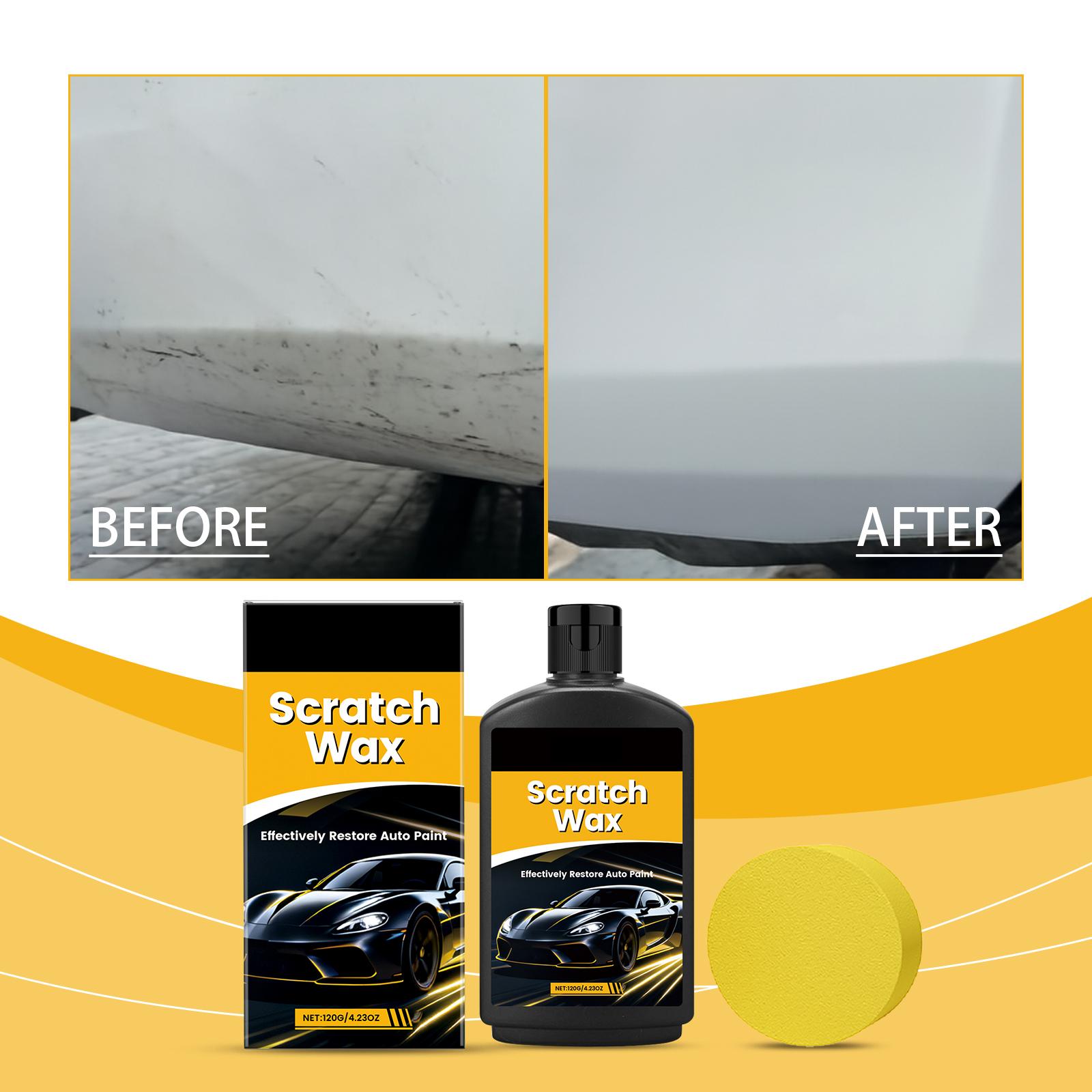 

Scratch cream for minor scratches car paint, cleaning, stain removal, and car body care. 6.3*3*13.4cm
