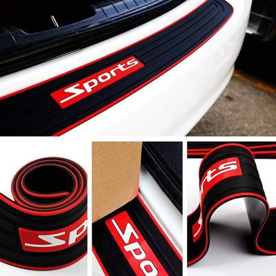 Bande de garniture Anti-Collision pour coffre de voiture, 90x8cm, bande de Protection universelle en caoutchouc anti-rayures, accessoire de voiture étanche