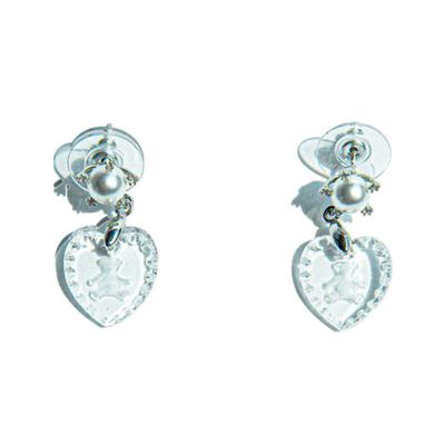 LOVUEE Teddy Bear Crystal Earrings