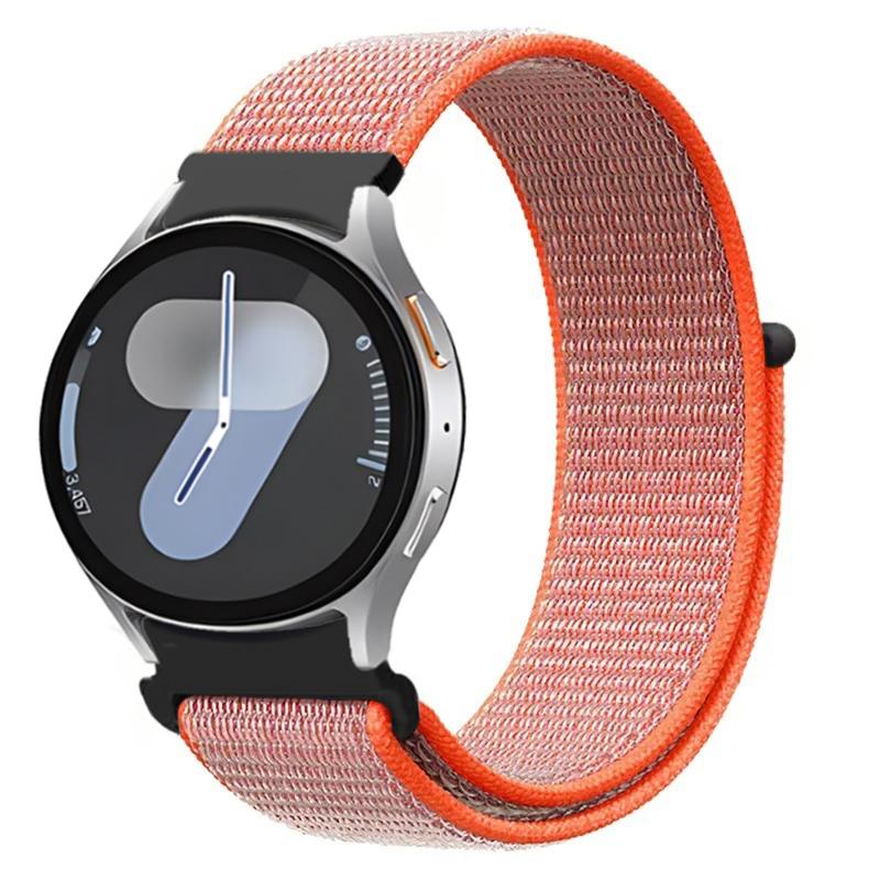Nylon Loop Band for Samsung Galaxy Watch 7/FE/6 5 4 44mm 40mm Original Wristband for Watch 6 Classic 47mm 43mm/5 Pro 45mm Strap