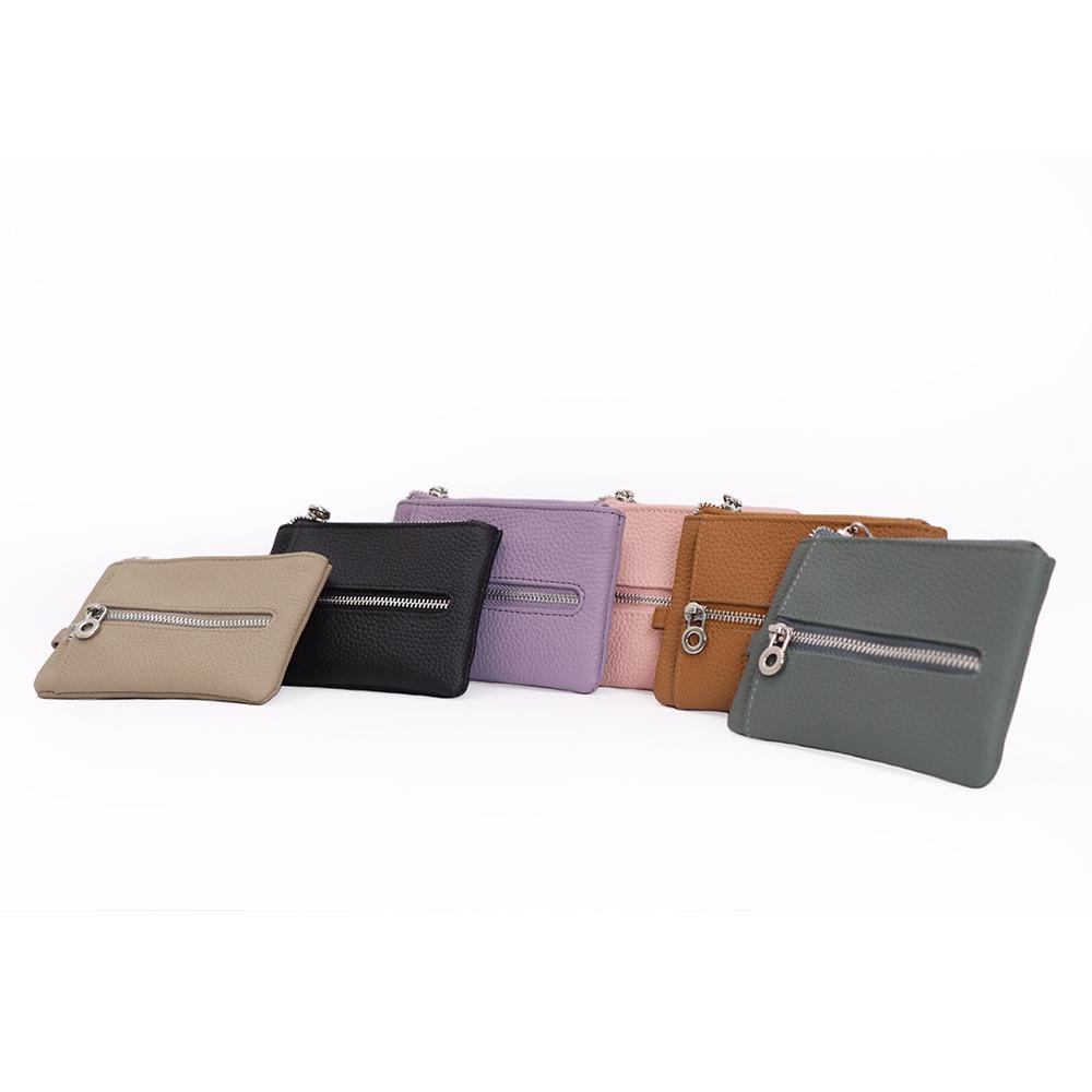 Genuine Leather Japanese Pendant Key Holder and Coin Purse - Multi-functional Organizer for Women