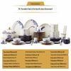 Yongfengyuan Mr. Porcelain 'Pearl on the Sea' 91-Piece Dinnerware Set