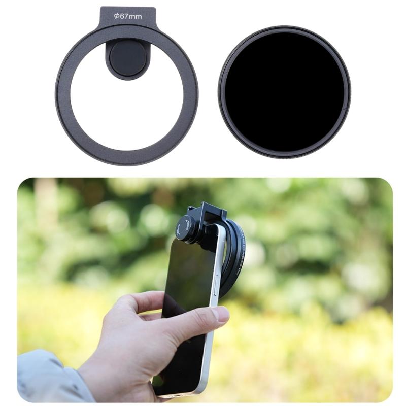 Cellphone Camera Lens Filter Holder Clip On ND Filter for 16 15 14 Filter Clip Holder Universal Mobile Phone Accessories