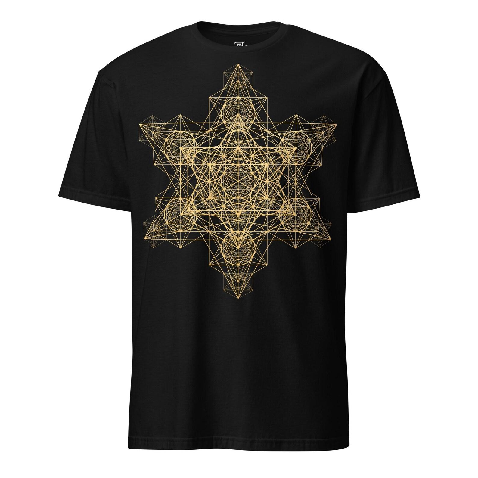 Metatron Fractal Star T-Shirt L