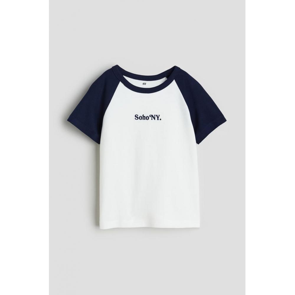 

Футболка HM Design Raglan Темно-синяя SoHo NY