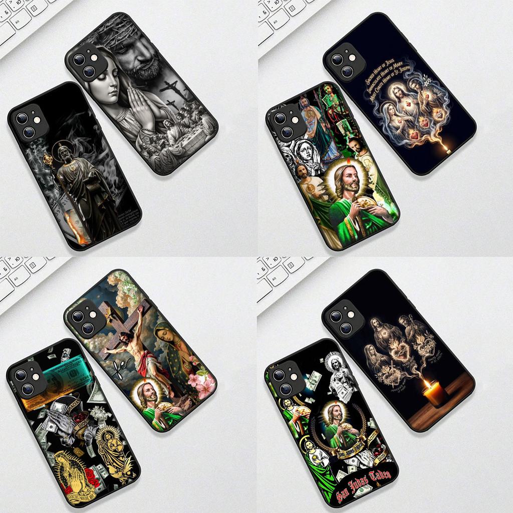 Holy Family Heart of Mary Jesus Joseph Phone Cover for Apple iPhone 17 14 15 16 Plus Pro Max 16E ProMax + 16Plus 14+ 16+ Case