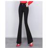 Elegant Long Office Lady 2022 Summer High Waist Women's Wide Leg Capris Suit Pants for Women Skinny Flare Pants Woman Trousers