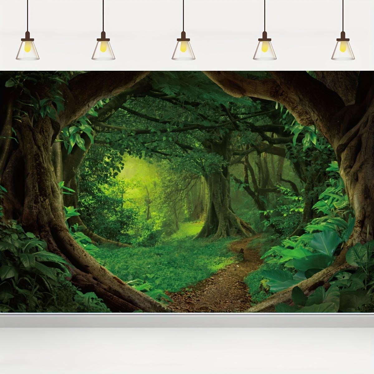 1 item jungle forest photography background tropical rainforest natural scenery background 100x150cm