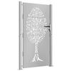 VidaXL Garden Gate, Patio Gate, Security Barrier, Outdoor Door Terrace, 105x205 Cm Corten Steel 153219