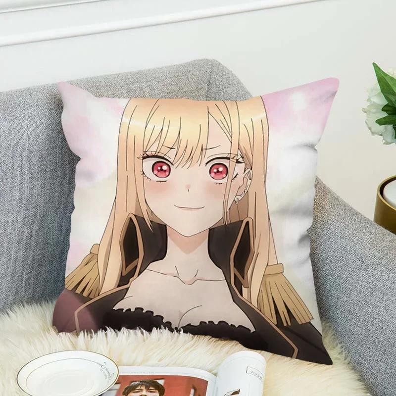 Pillowcases 40*40 Decor Marin Kitagawa Pillow Cases Decorative Cushion Covers for Pillows Pillowcase 45*45 Room Cushions Cover