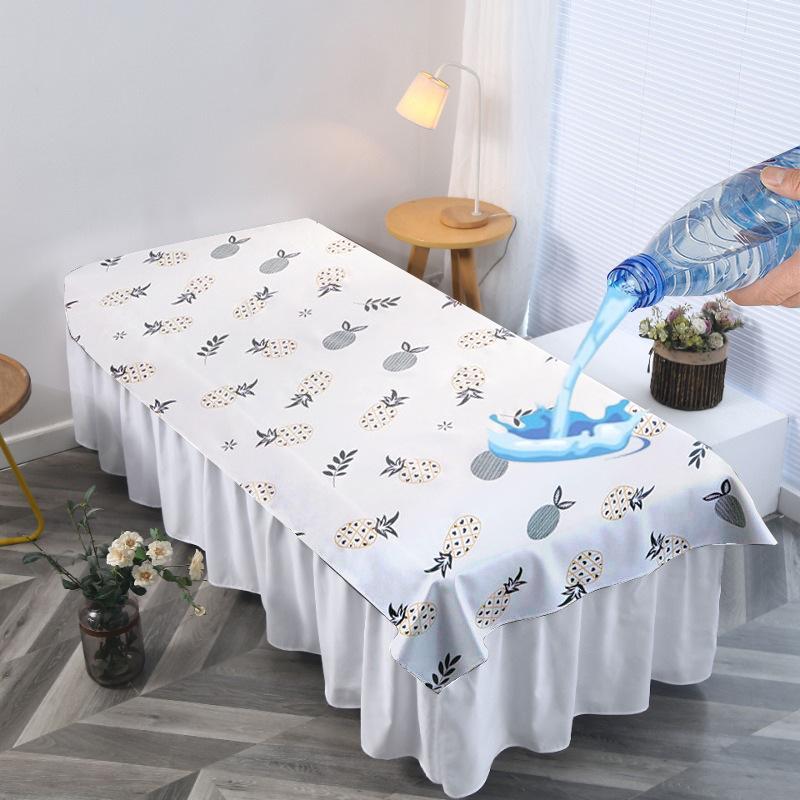 Spa Beauty Salon Massage Table Bed Sheets Water-proof Oil-proof TPU Massage Table Cover With Face Hole Reusable Bedspreads