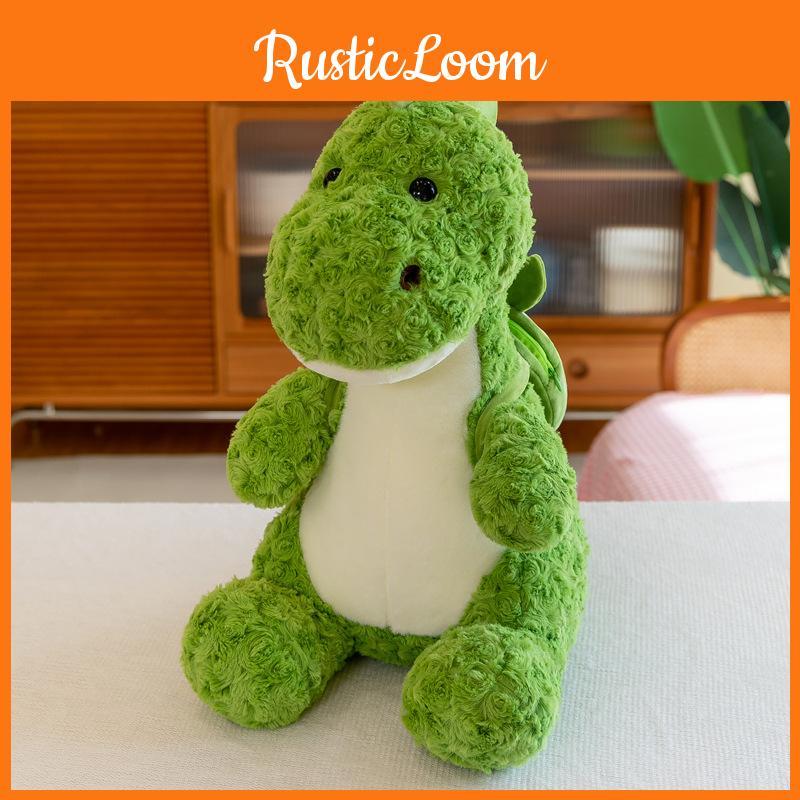 Cute Green Plush Avocado Backpack Toy For Kids Soft And Fluffy Dinosaur Stuffed Animal Pillow