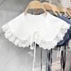 Vintage Detachable False Collar White Lace Female Necklace Fashion Fake Collar  Versatile Use