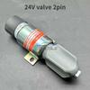 for Hyundai R225 for Carter S6K for Komatsu PC60-7 PC130 Excavator flameout solenoid valve rod