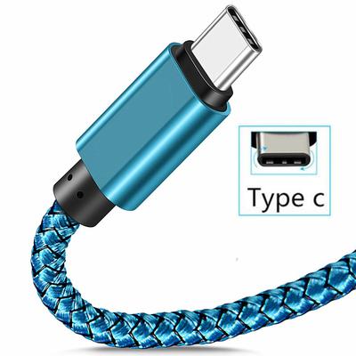 2M Durable Charging Cable USB C Type-C Charger Wire for Samsung Galaxy S20 FE S21 Ultra A52 A72 A21s A42 A32 5G A50 A70 A51 A71 A12