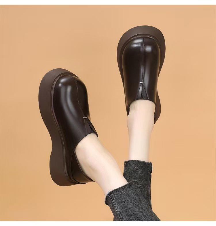 The Bulk Goods Have Been Shipped, the Four-season Popular Single Shoes, Good Quality, Including Return, Deep Mouth Round Head Muffin Bottom PUPU.